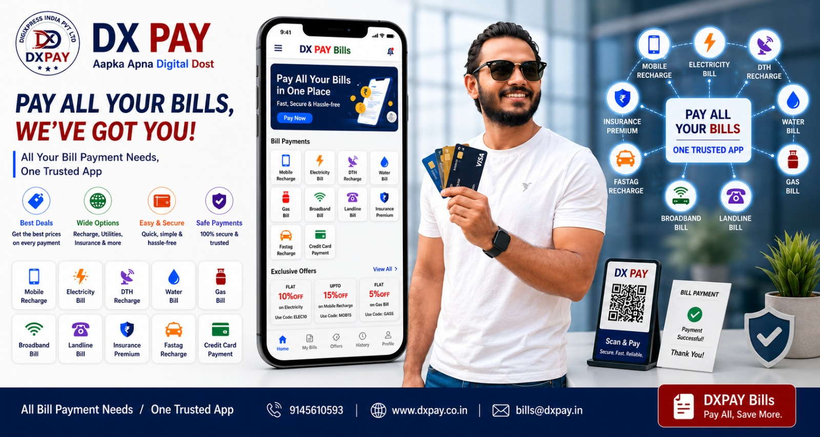 DXPAY Bill Payment — pay every household bill in one place